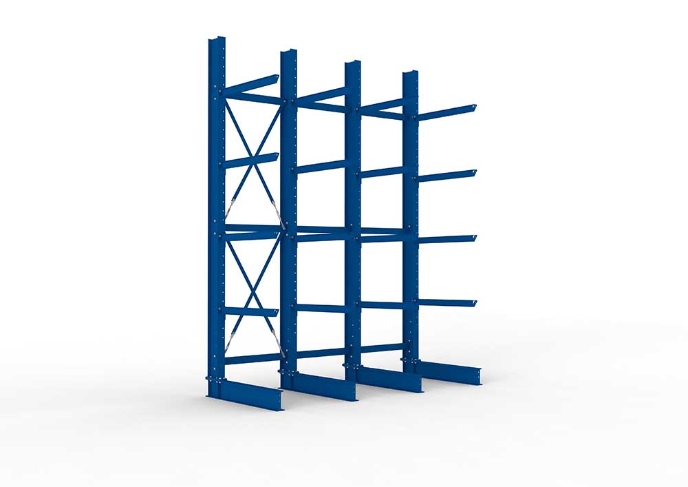Palettenregal leichte Tiefenauflage 110 cm, verzinkt