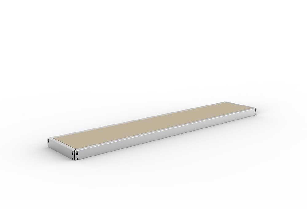 Schwerlastregal Zusatzfachebene 200×40 cm – Spanplatte, verzinkt