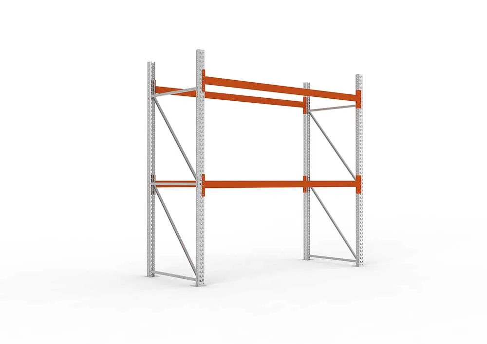 Palettenregal Stabil Grundregal – 270×270×110 cm, 3 Ebenen