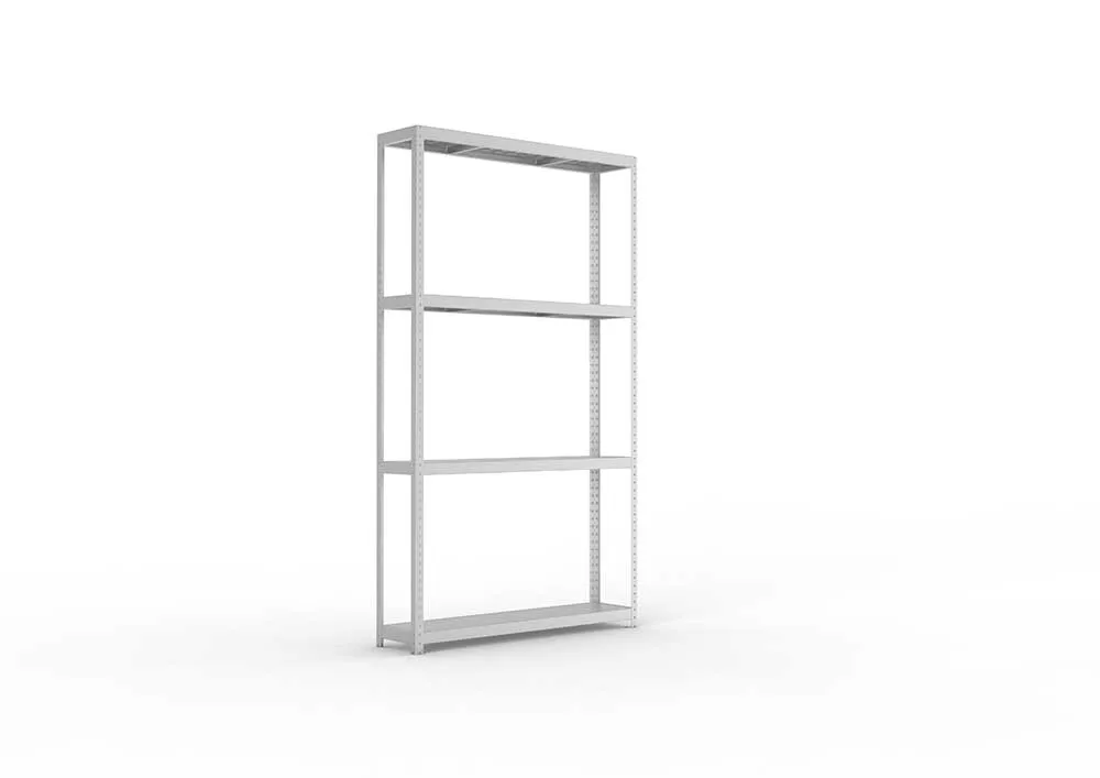 Schwerlastregal 297×170×40 cm – Stahlpaneele, verzinkt (Varianten)