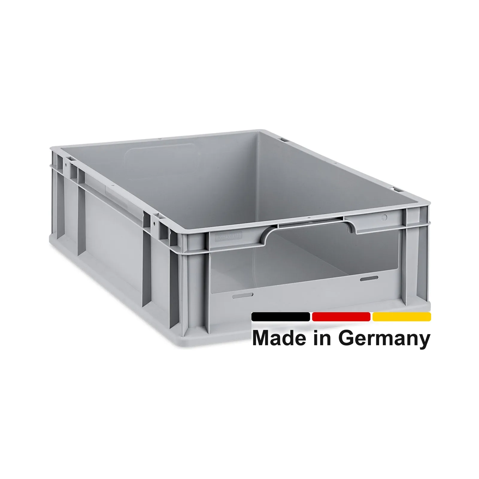 Eurobox 60x40x17 cm, NextGen Insight, Front offen
