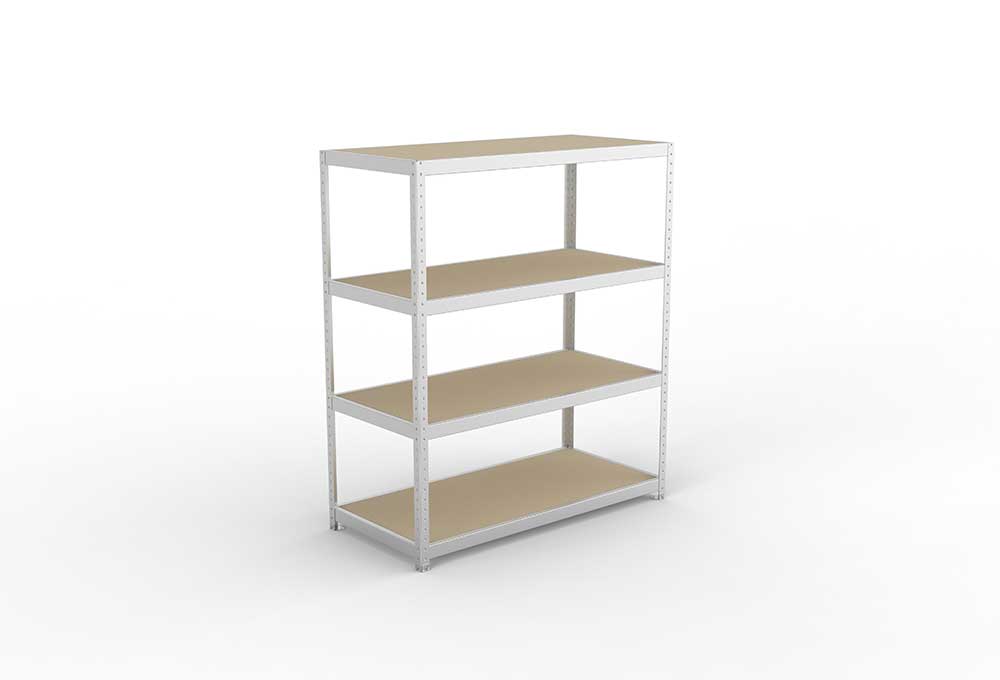 Schwerlastregal 197×170×80 cm – Spanplatten, verzinkt (Varianten)