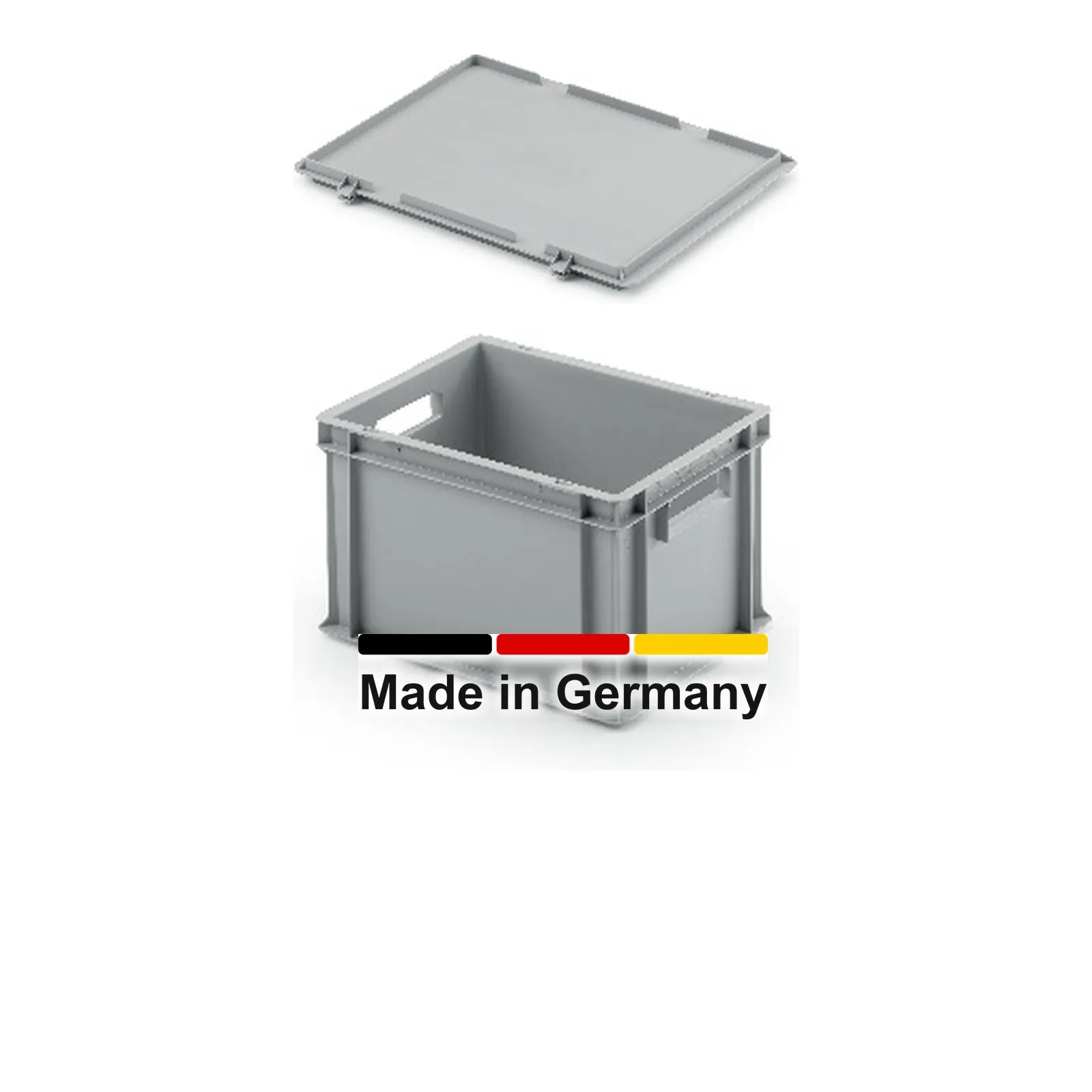 Eurobox 40x30x23 cm mit Scharnierdeckel, UNISTA