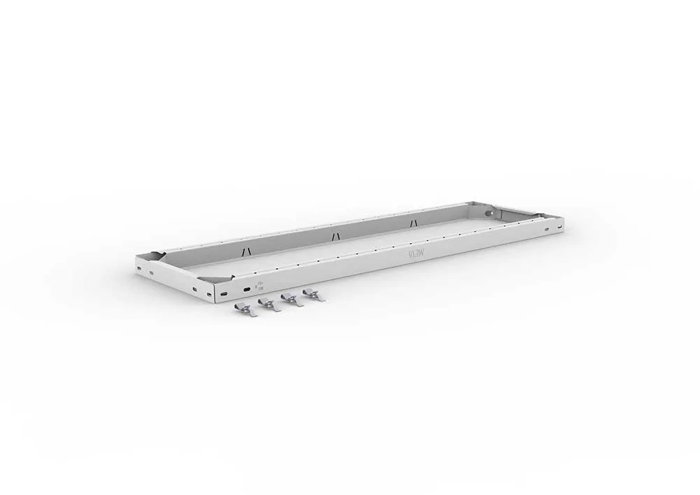 Metallregal Zusatzboden – 100×30 cm, 150 kg, RAL 7035