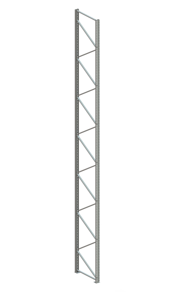 Palettenregal Ständer 120/20 S – 820×110 cm, verzinkt