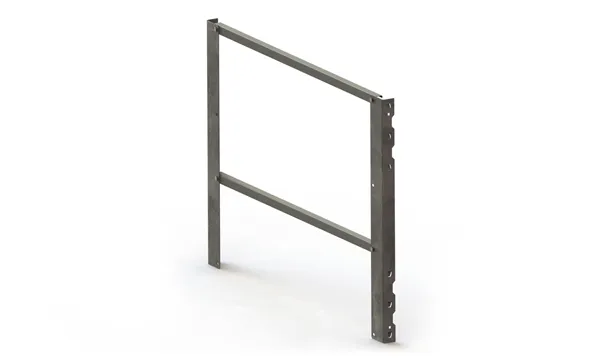 Palettenregal Endständererhöhung 50×110 cm, verzinkt
