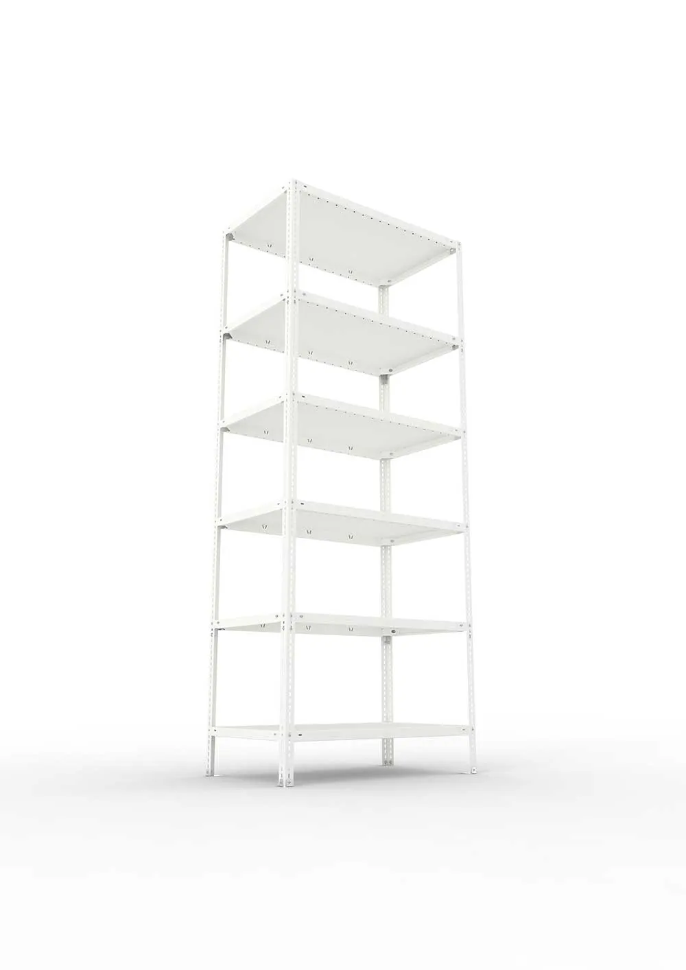 Kellerregal Pro Schraubsystem Grundregal 250×100×60 cm, 150 kg, 6 Böden