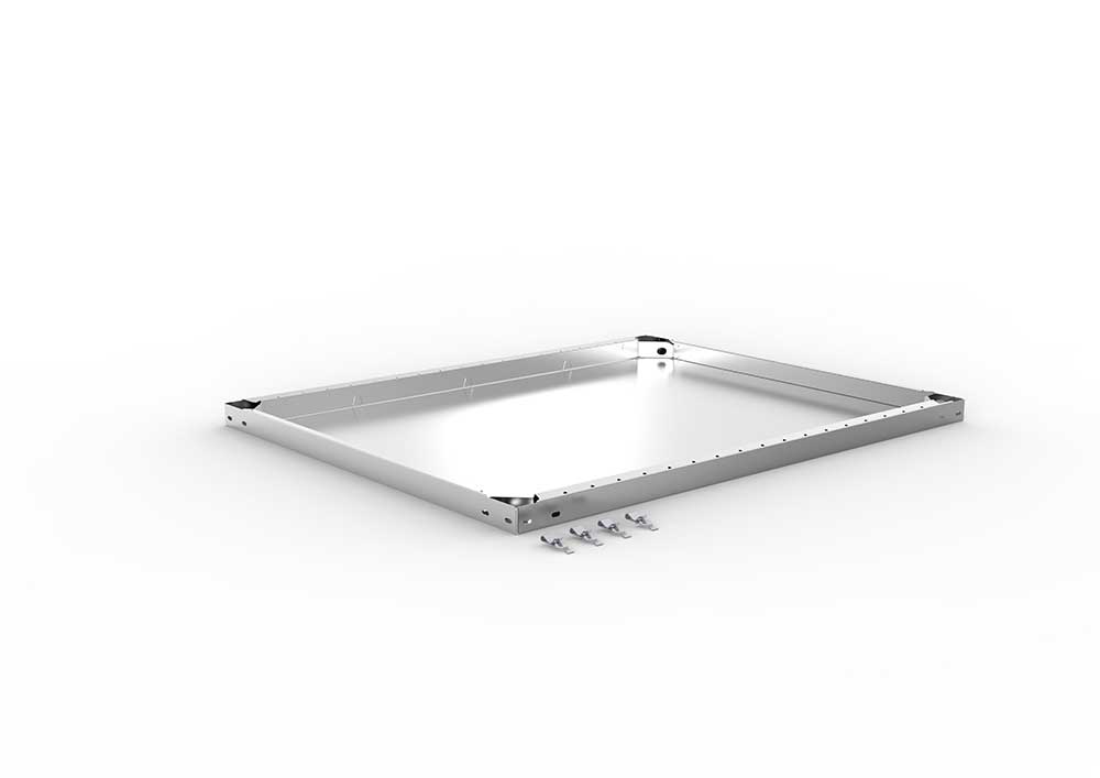 Metallregal Zusatzboden – 100×80 cm, 230 kg, verzinkt