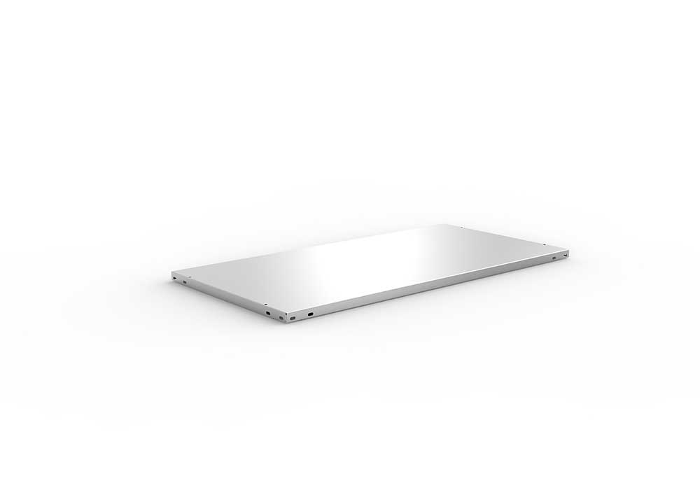 Steckregal und Schraubregal Zusatzboden L-80 1000 x 500 vzk in der Frontalansicht – ideal für Produktdetails