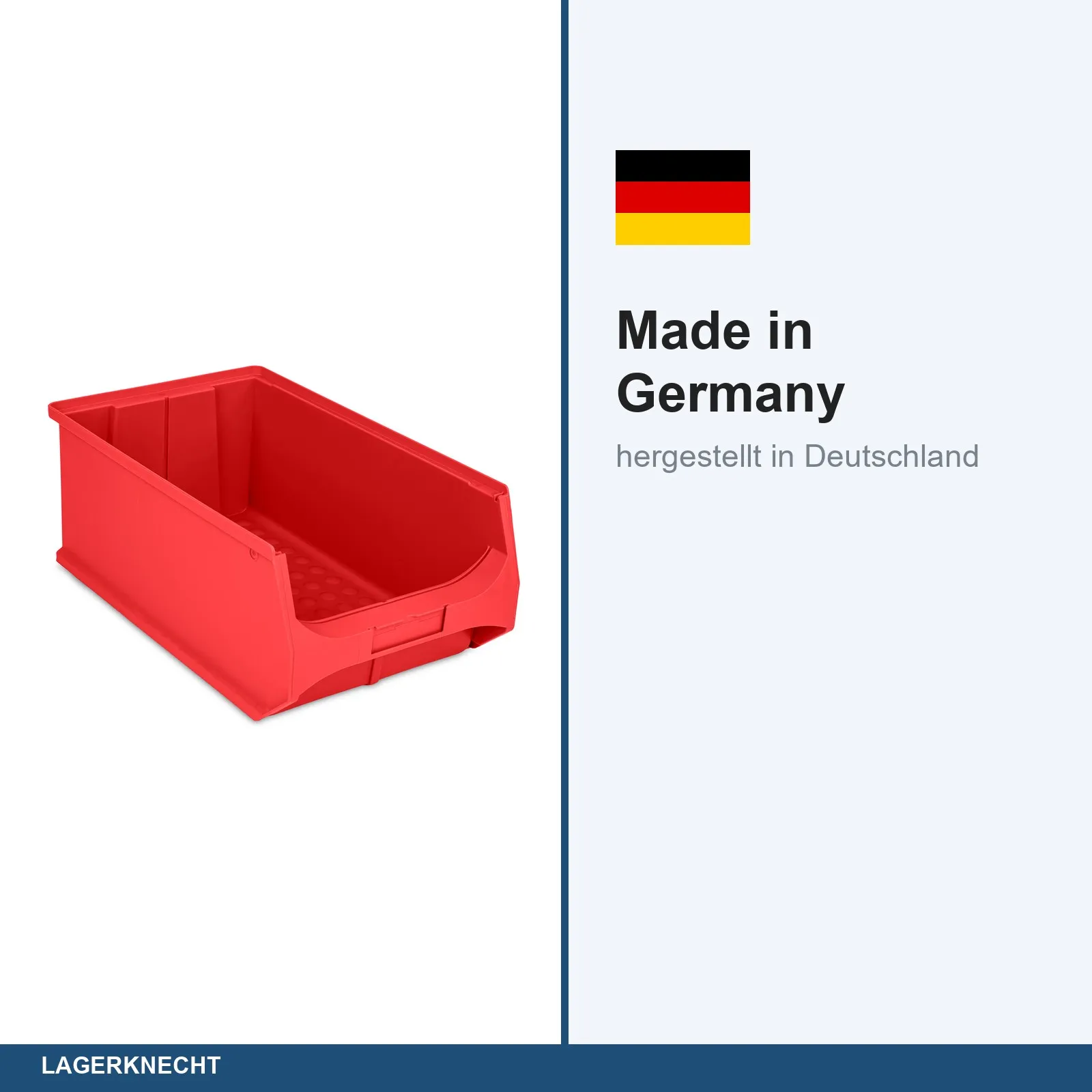 8x Sichtlagerbox 5.0 - rot