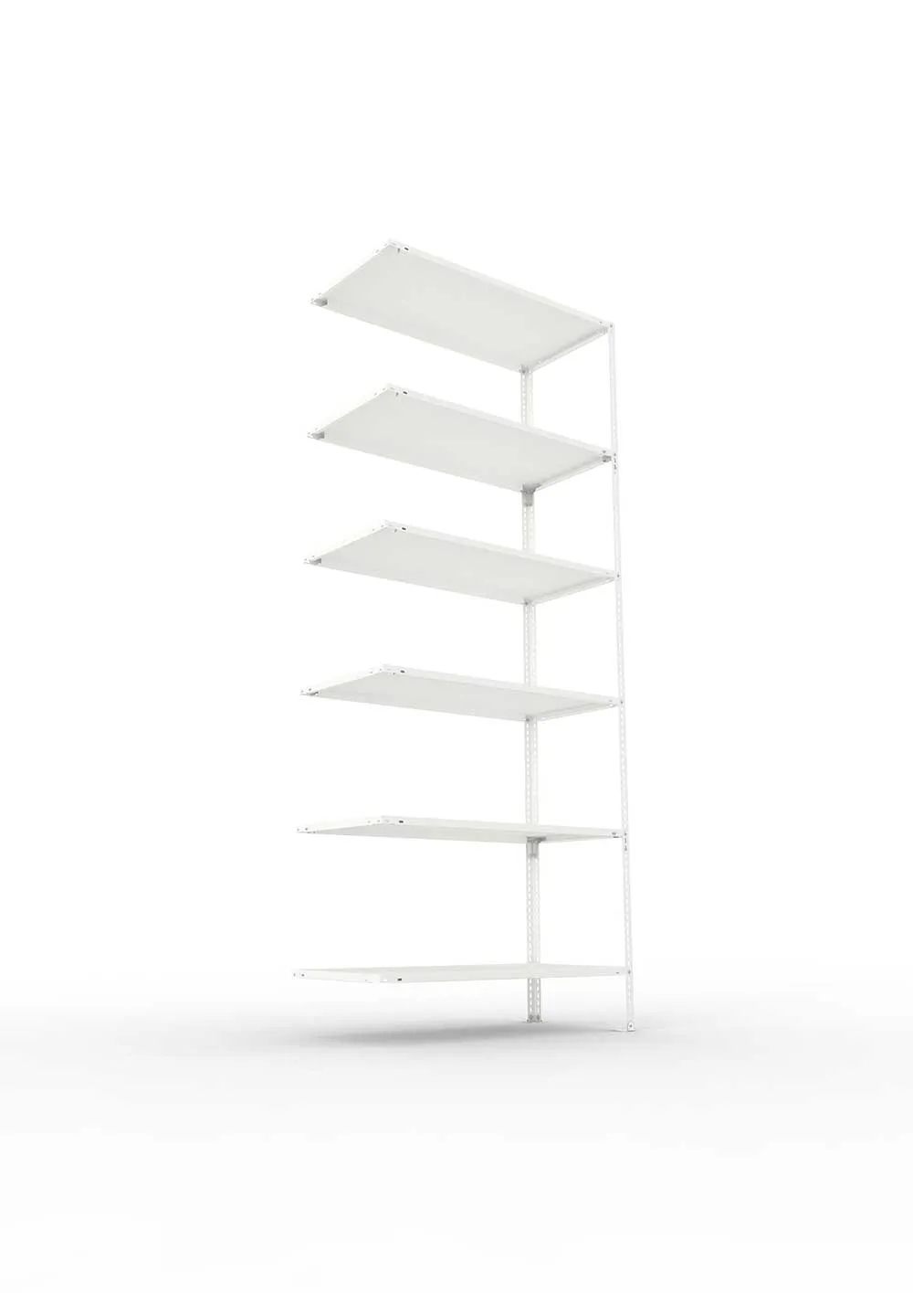 Kellerregal Pro Schraubsystem Anbauregal 250×100×50 cm, 80 kg, 6 Böden