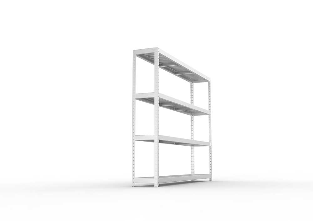 Schwerlastregal Lagerknecht 1970 x 2500 x 400 vzk kpl. mit 4 Fachebenen mit Stahlpaneelen Schwerlastregal Lagerknecht 1970 x 2500 x 400 vzk kpl. mit 4 Fachebenen mit Stahlpaneelen