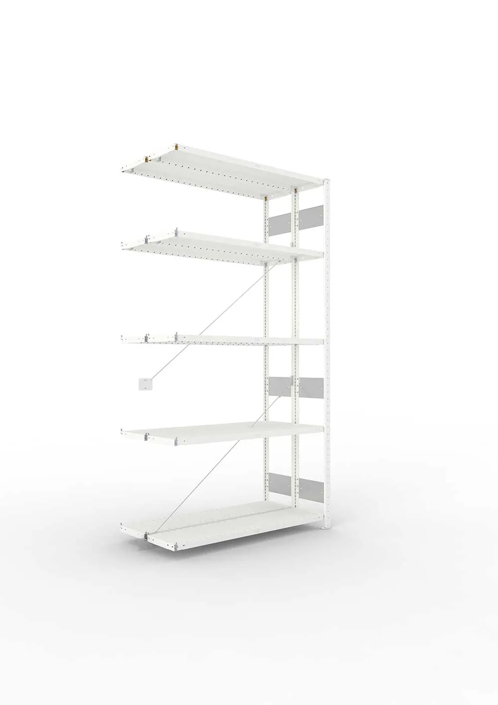 Metallregal Rahmen VW2 N – 300×80 cm, verzinkt