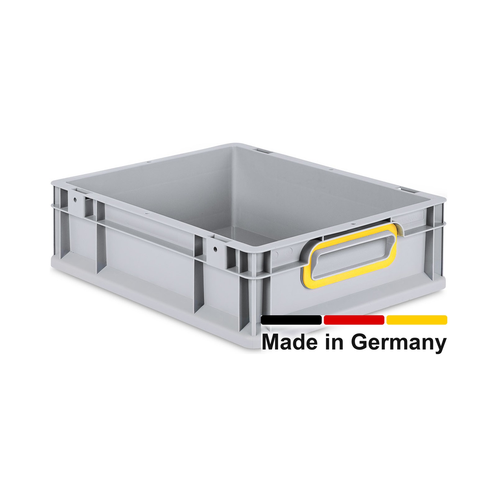 Eurobox 40x30x12 cm, NextGen, Griffe geschl., gelb