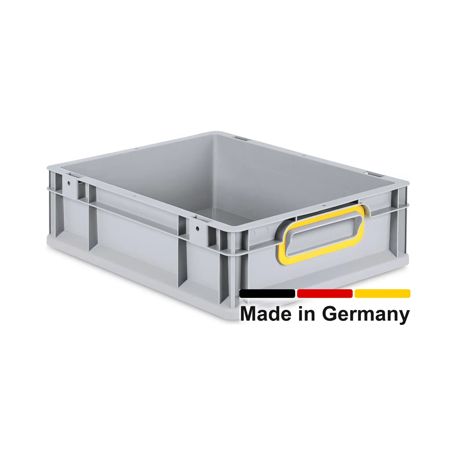 Eurobox 40x30x12 cm, NextGen, Griffe geschl., gelb