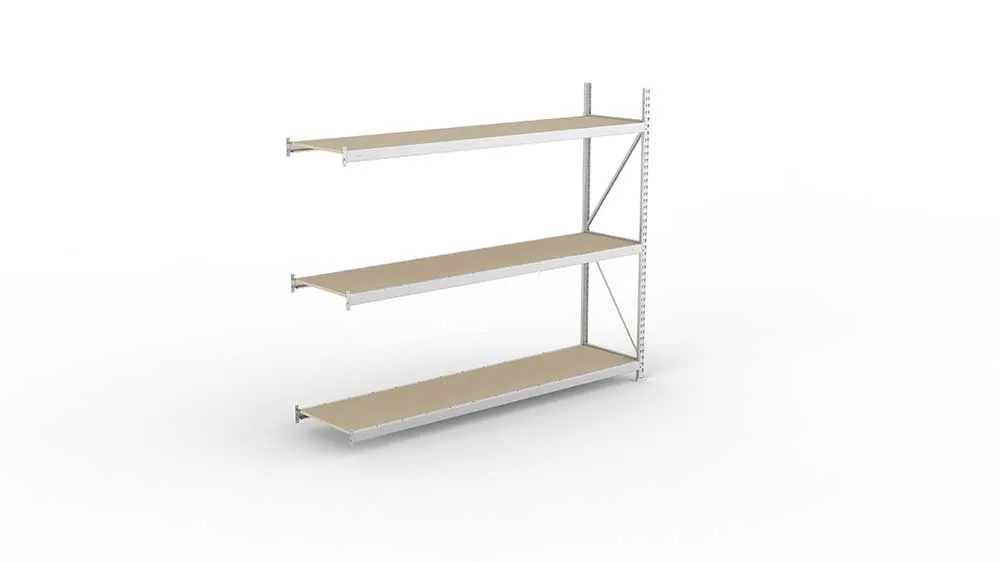 Weitspannregal Anbauregal 220×260×65 cm – Spanplatten, verzinkt