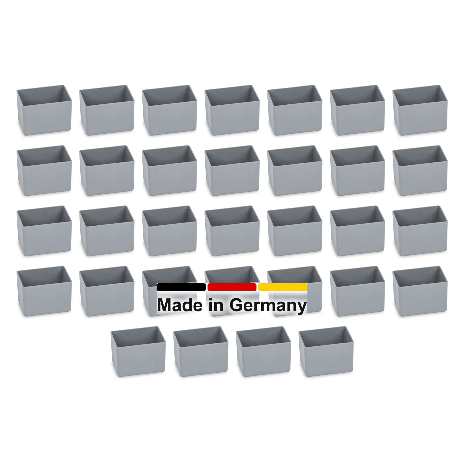 32x Einsatzkasten 9,1x6,7x6 cm - füllt eine Eurobox 60x40