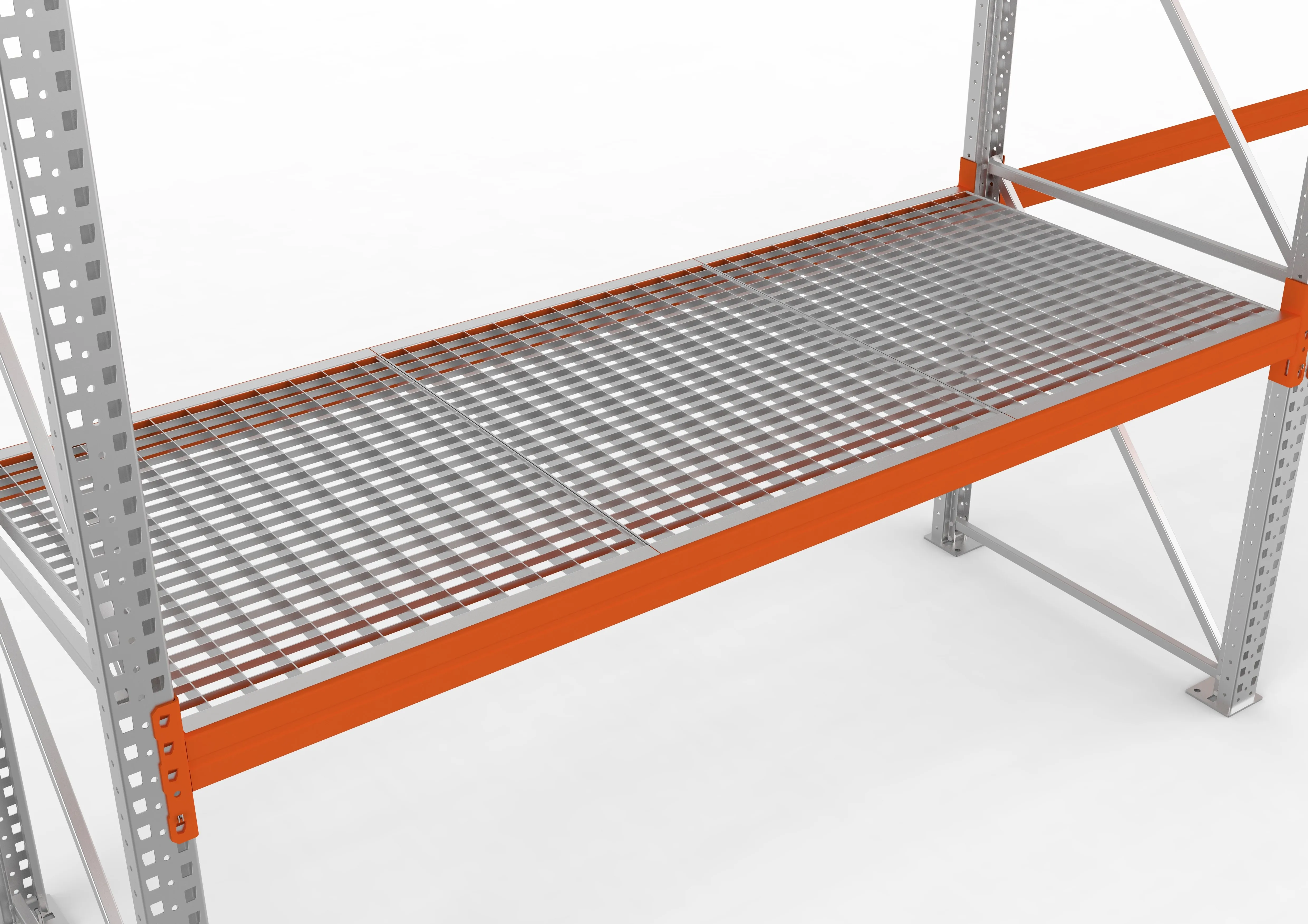 Palettenregal Gitterrost eingelegt 270×110 cm TS40x2 – 850 kg