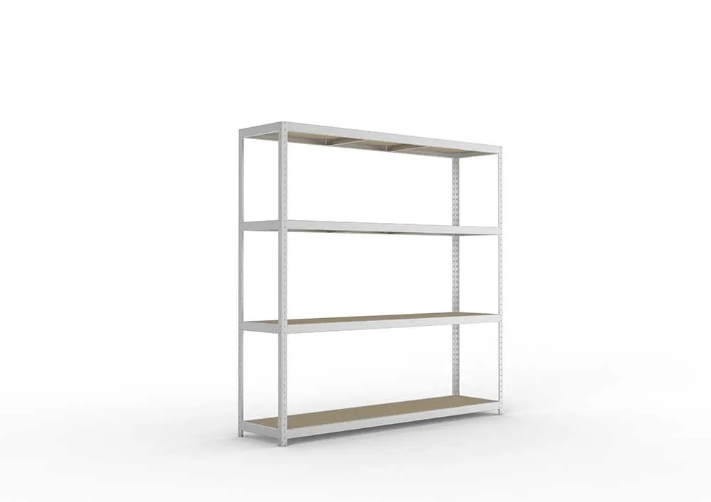 Schwerlastregal 247×250×60 cm – Spanplatten, verzinkt (Varianten)