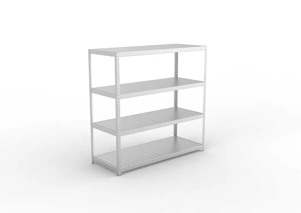 Schwerlastregal 197×200×80 cm – Stahlpaneele, verzinkt (Varianten)