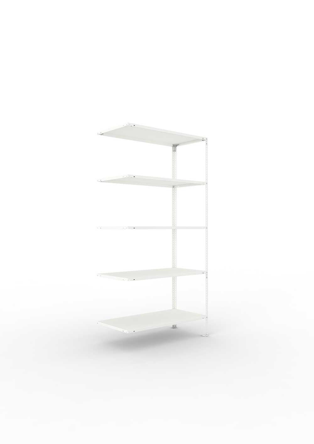 Kellerregal Pro Schraubsystem Anbauregal 200×100×50 cm, 80 kg, 5 Böden