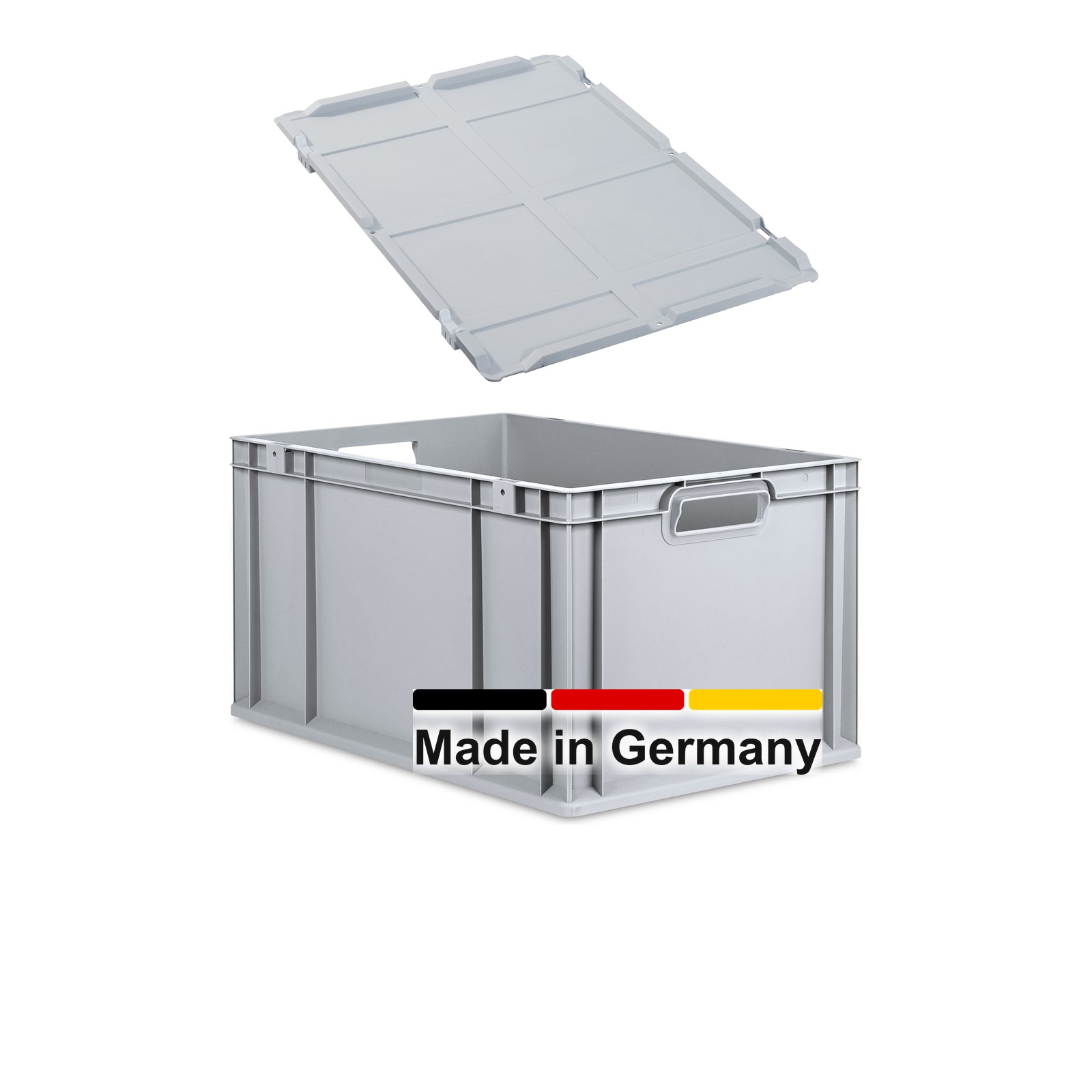 Eurobox 60x40x32 cm mit Scharnierdeckel, NextGen