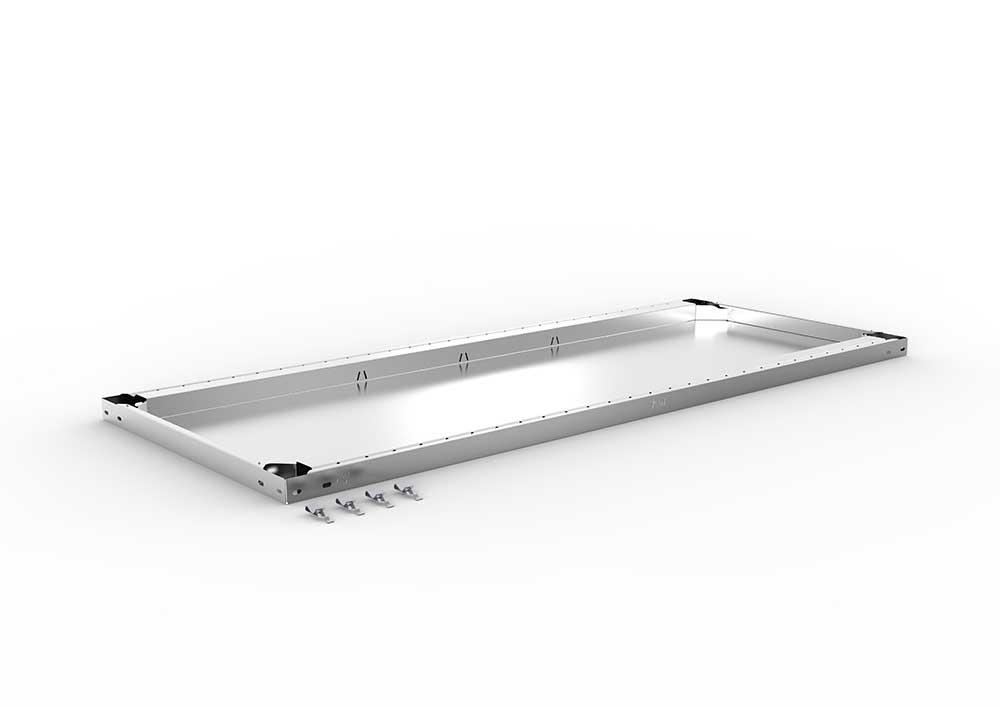 Metallregal Zusatzboden – 150×60 cm, 200 kg, verzinkt