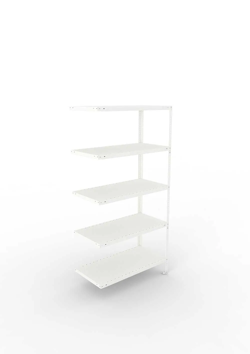 Kellerregal Pro Schraubsystem Anbauregal 200×100×50 cm, 150 kg, 5 Böden