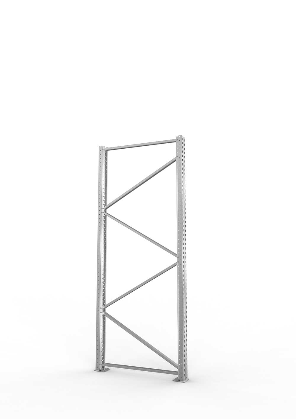 Palettenregal Ständer 120/20 S – 270×110 cm, verzinkt