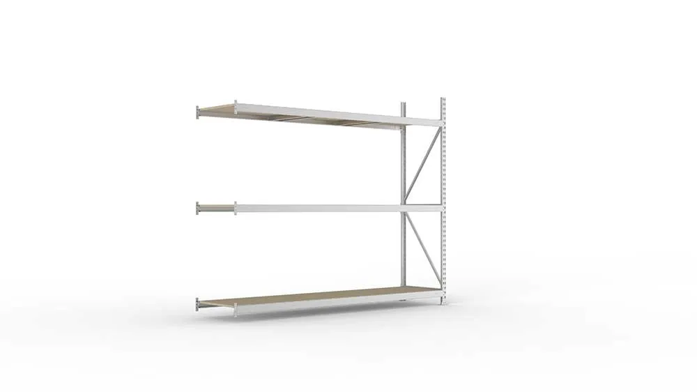 Weitspannregal Anbauregal 220×260×65 cm – Spanplatten, verzinkt