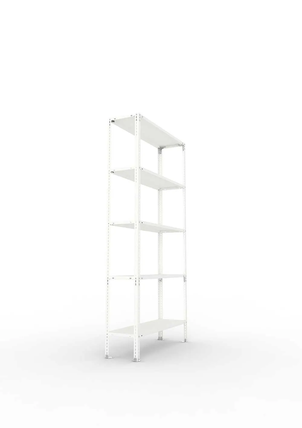 Metallregal FIX 80 Grundregal für Regalsystem Metall 2000 x 1000 x 300 RAL 7035 kpl. mit 5 Böden
