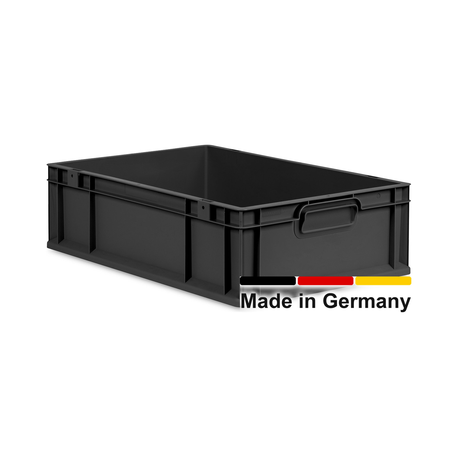 Eurobox 60x40x17 cm, NextGen Cycle, Griffe geschl., anthrazit