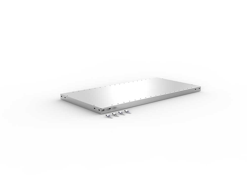 Metallregal Zusatzboden – 100×50 cm, 150 kg, verzinkt