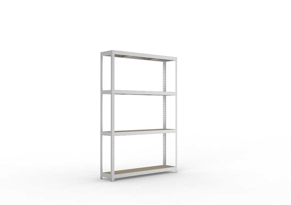 Schwerlastregal 247×170×40 cm – Spanplatten, verzinkt (Varianten)