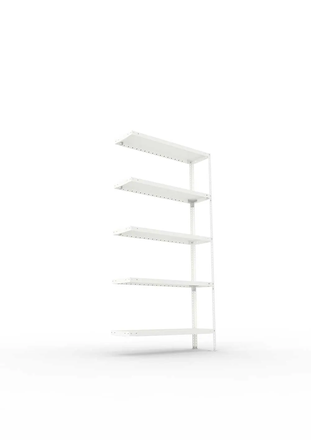 Kellerregal Pro Schraubsystem Anbauregal 200×100×30 cm, 100 kg, 5 Böden