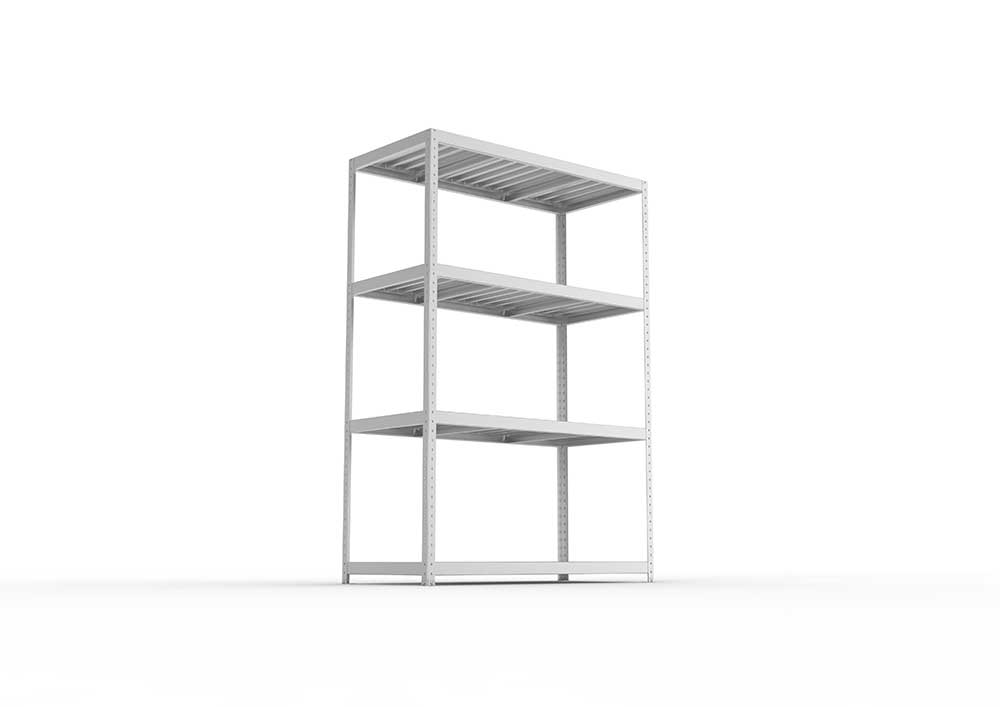 Schwerlastregal 247×170×80 cm – Stahlpaneele, verzinkt (Varianten)