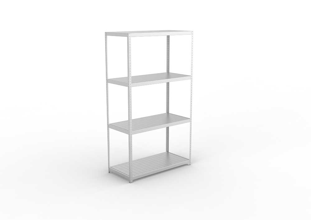 Schwerlastregal Lagerknecht 2970 x 1700 x 800 vzk kpl. mit 4 Fachebenen mit Stahlpaneelen Variante