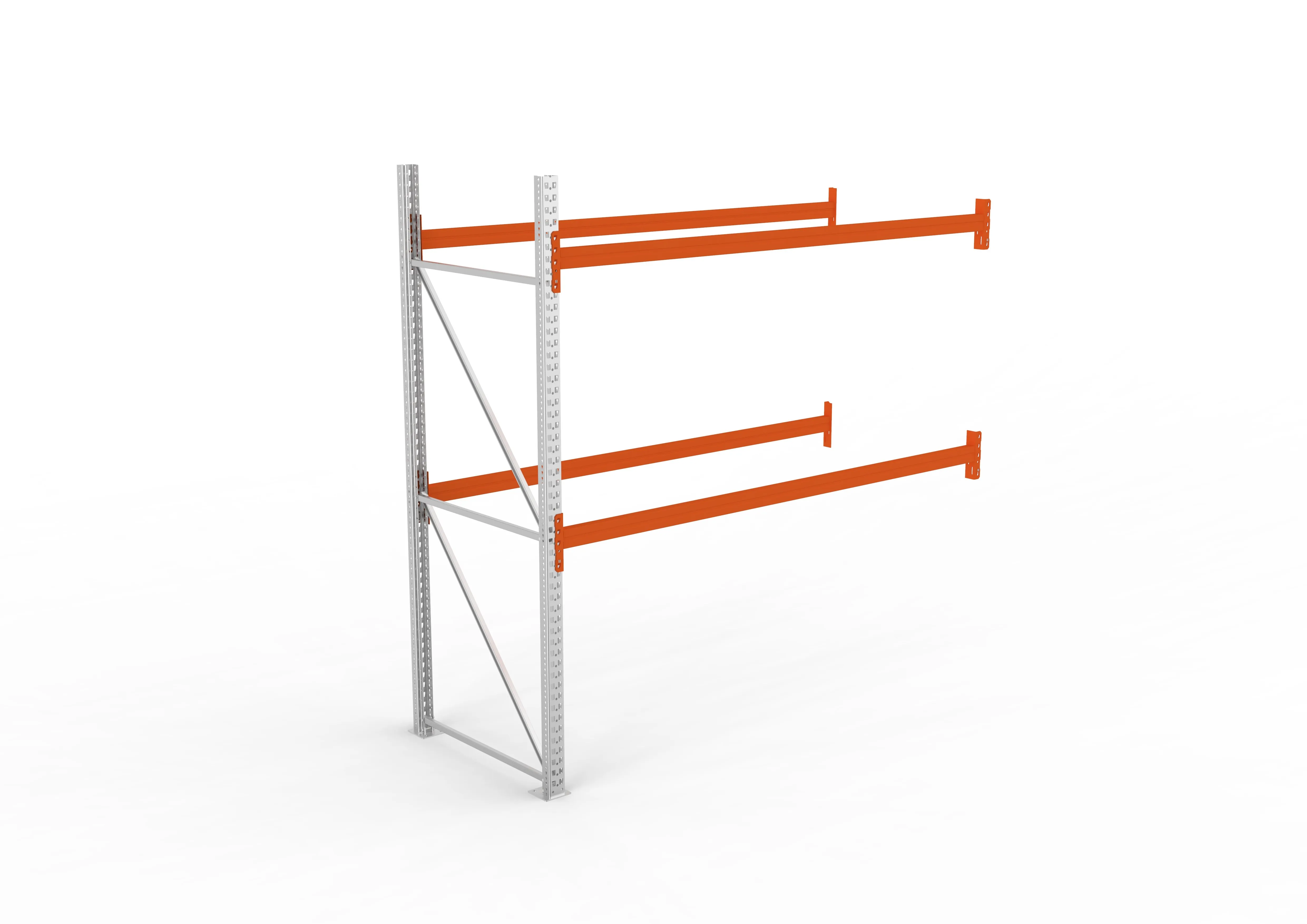 Palettenregal Anbaumodul – 270×278×110 cm, bis 500 kg, 3 Ebenen