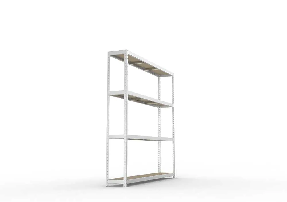 Schwerlastregal 247×250×40 cm – Spanplatten, verzinkt (Varianten)