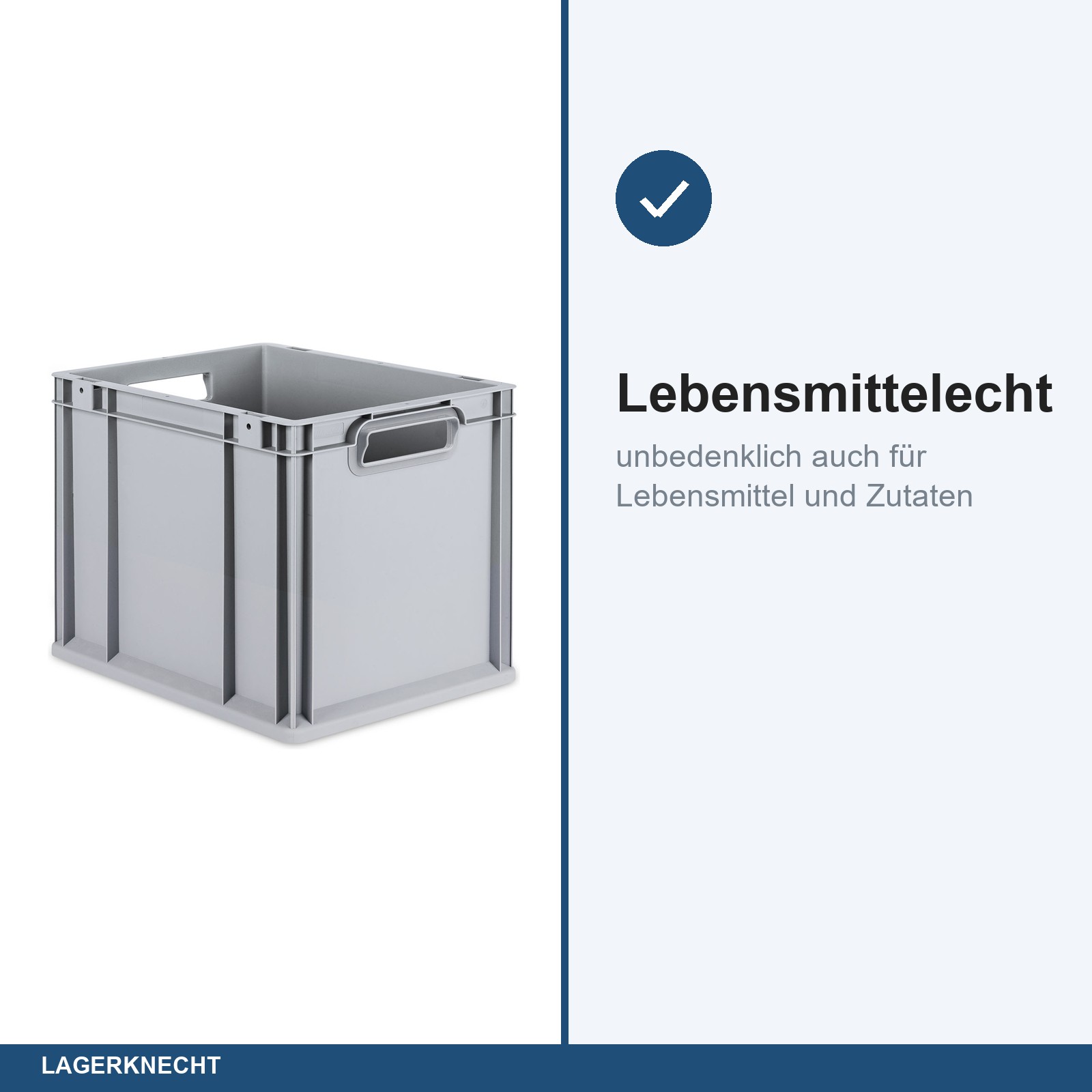 Eurobox 40x30x32 cm mit Scharnierdeckel, NextGen