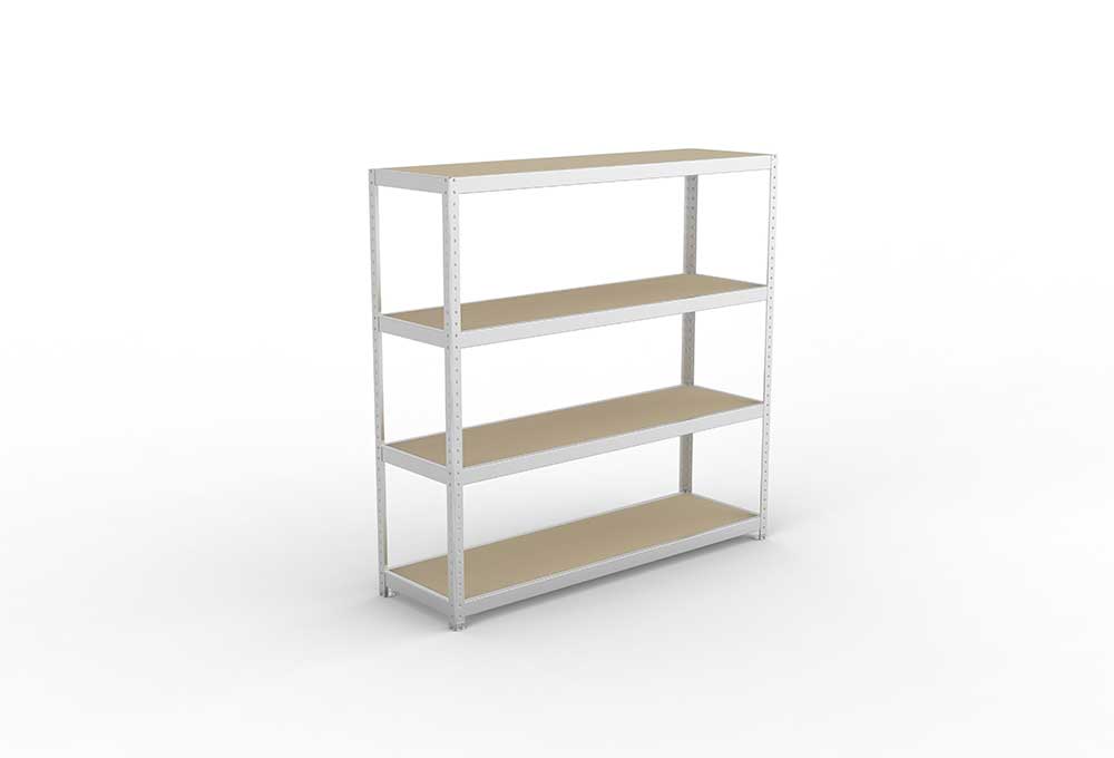 Schwerlastregal 197×200×60 cm – Spanplatten, verzinkt (Varianten)