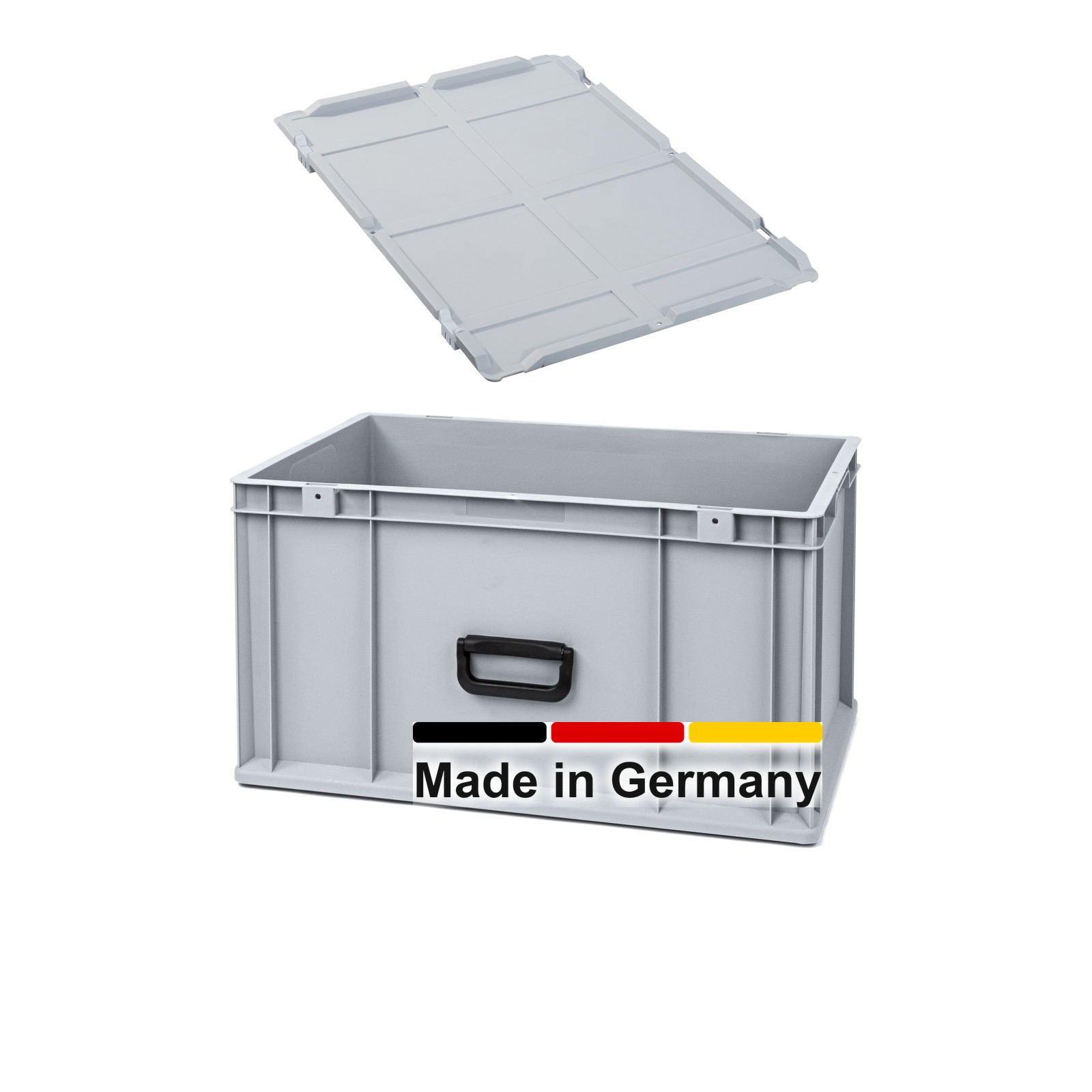 Eurobox 60x40x32 cm mit Scharnierdeckel, NextGen Portable Uno