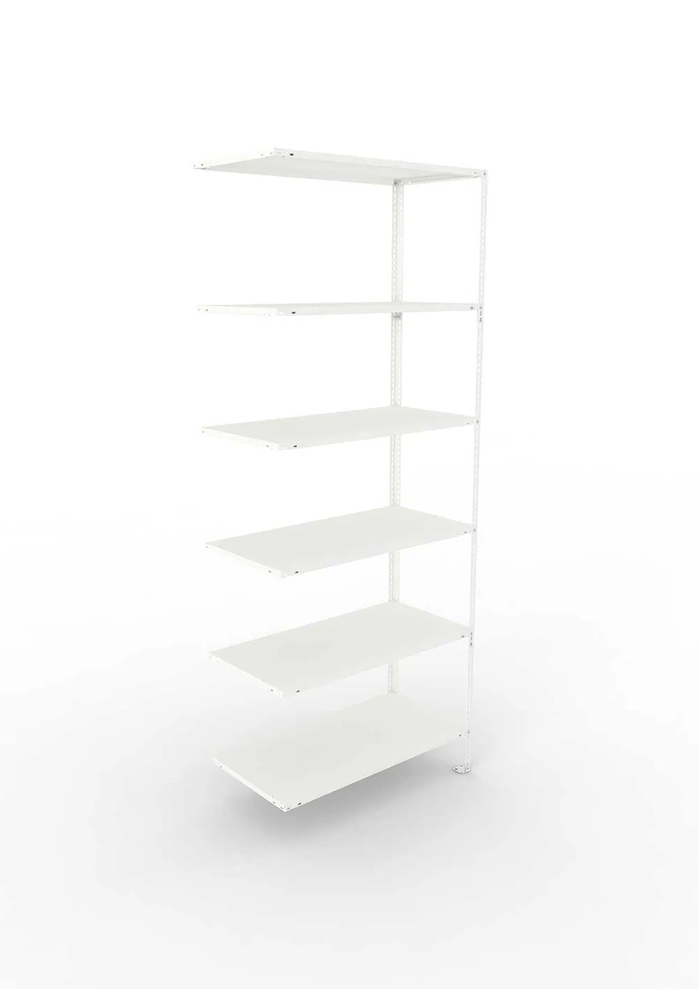 Kellerregal Pro Schraubsystem Anbauregal 250×100×50 cm, 80 kg, 6 Böden