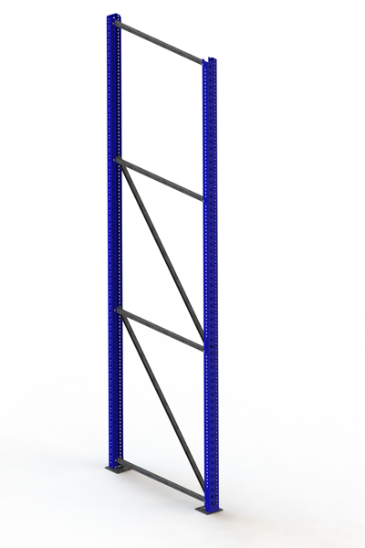 Palettenregal Ständer 85/20 S – 330×110 cm, RAL 5010