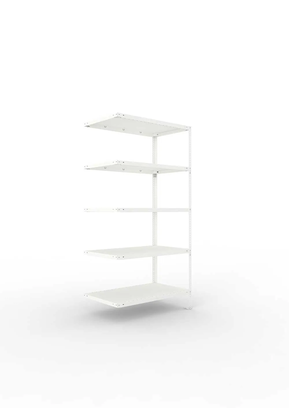 Kellerregal Pro Schraubsystem Anbauregal 200×100×60 cm, 150 kg, 5 Böden