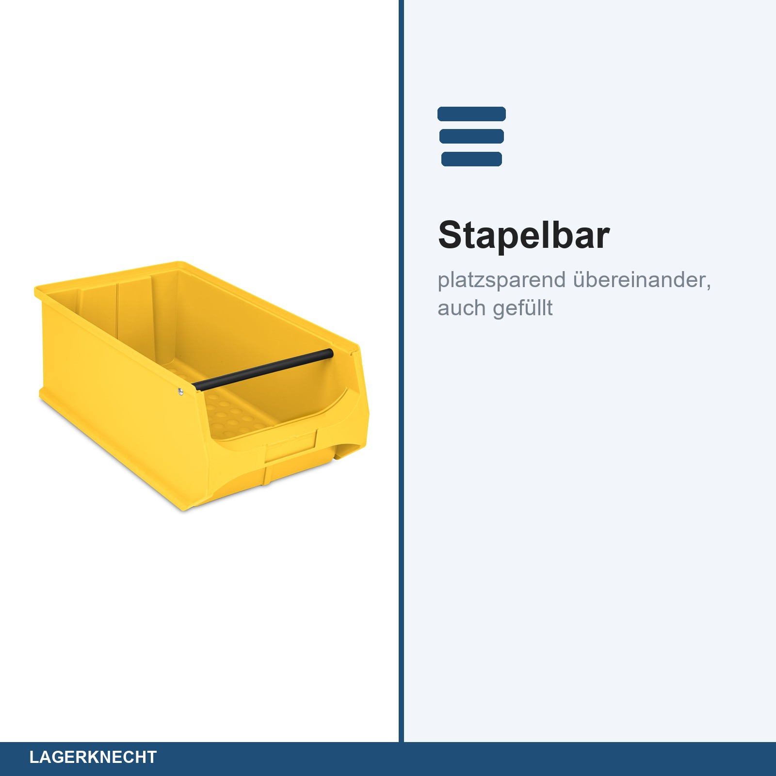 8x Sichtlagerbox 5.1 - gelb