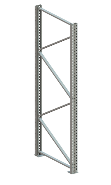 Palettenregal Ständer 120/20 S – 270×110 cm, verzinkt