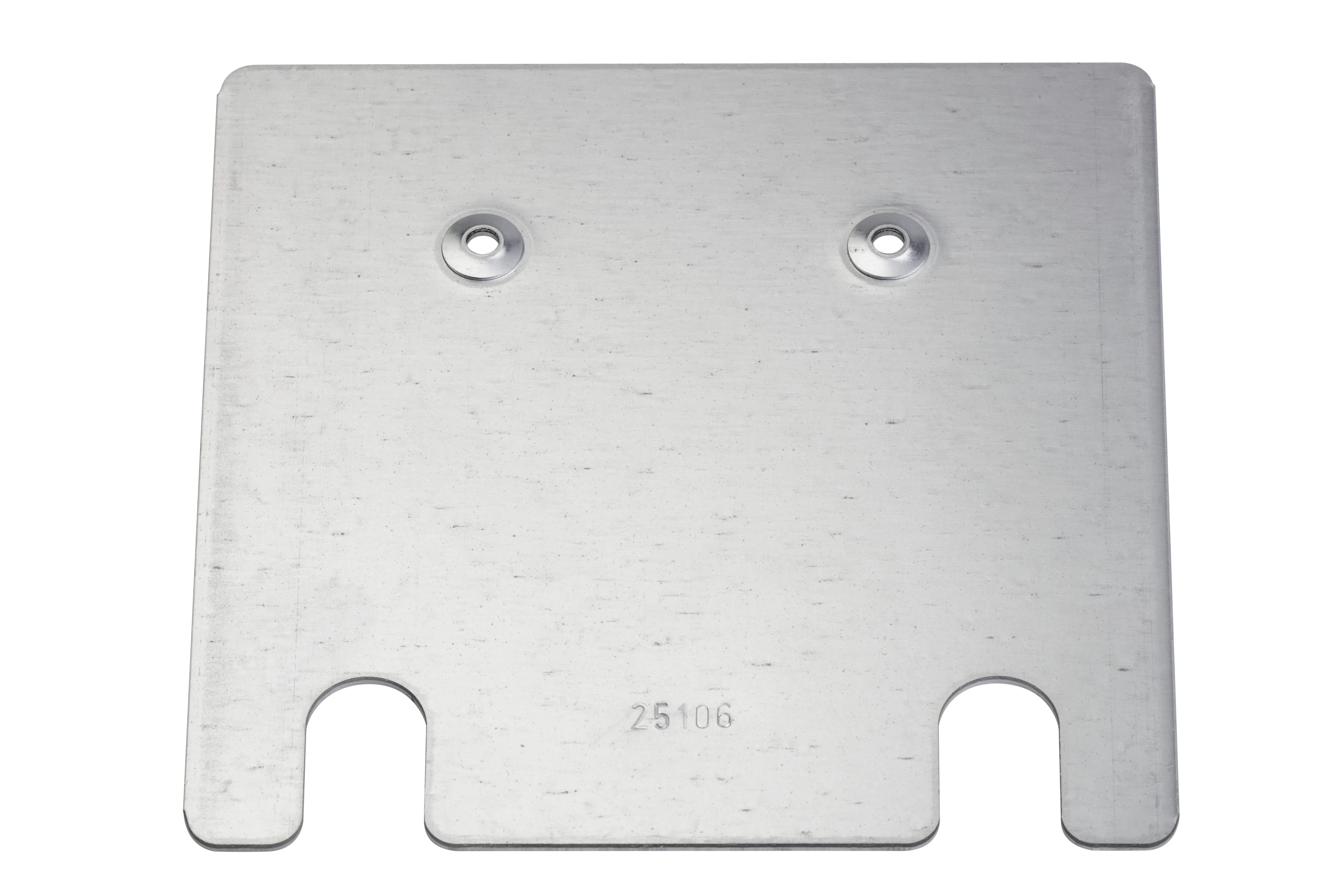 Palettenregal Unterlegblech 2.0mm mit Stapelnocken, verzinkt
