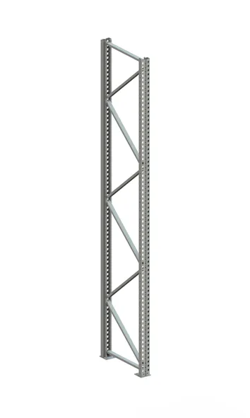 Palettenregal Ständer 120/20 S – 380×80 cm, verzinkt