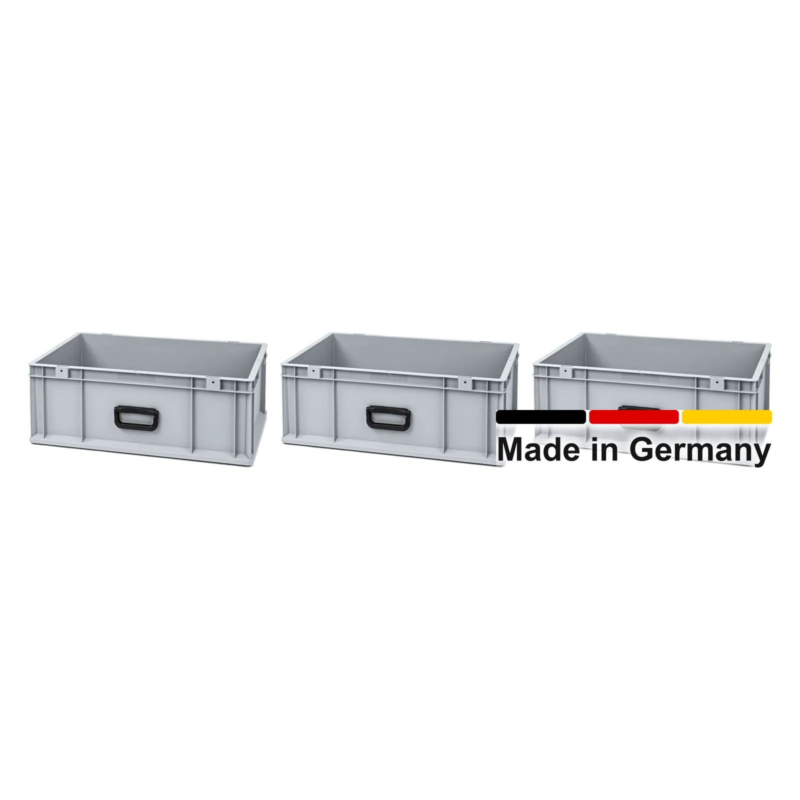 3x Eurobox 60x40x22 cm mit Deckel - NextGen Portable Uno